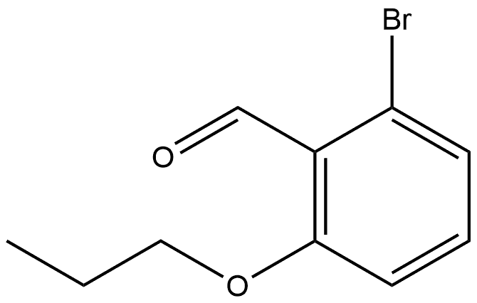 2-Bromo-6-propoxybenzaldehyde Structure