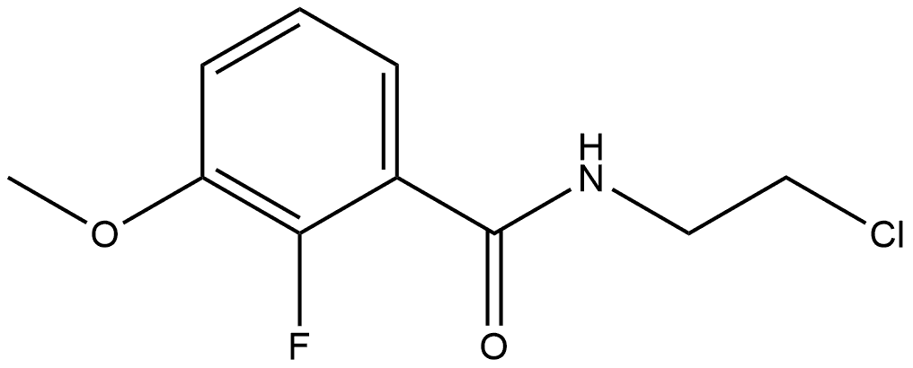 N-(2-Chloroethyl)-2-fluoro-3-methoxybenzamide Structure