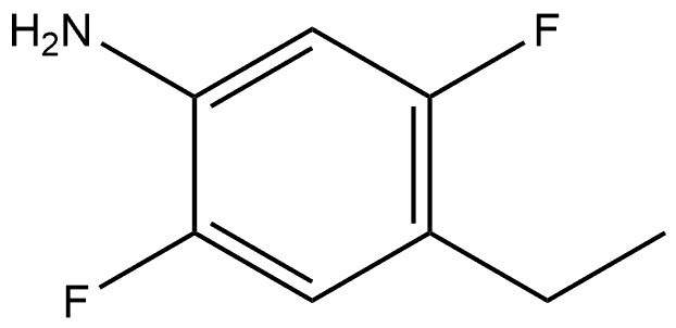4-ethyl-2,5-difluoroaniline 구조식 이미지