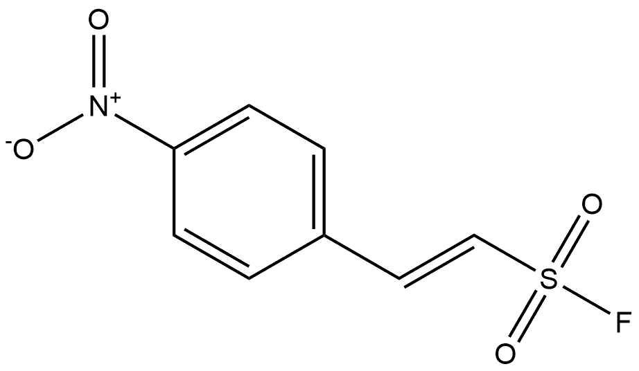 Ethenesulfonyl fluoride, 2-(4-nitrophenyl)-, (1E)- Structure