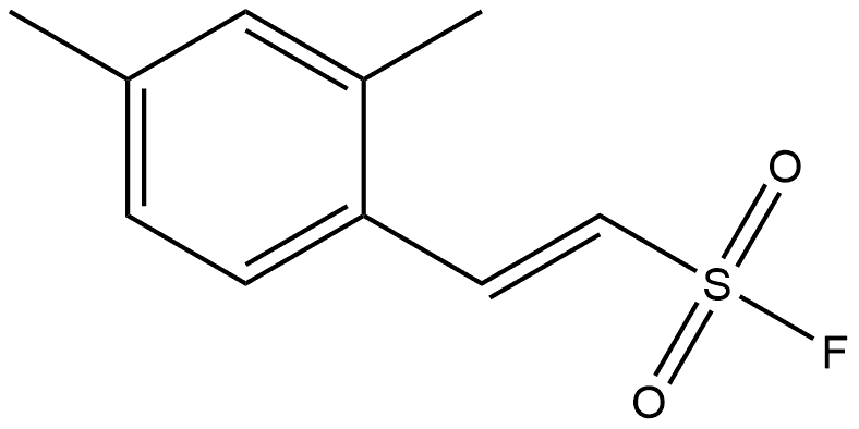 Ethenesulfonyl fluoride, 2-(2,4-dimethylphenyl)-, 구조식 이미지