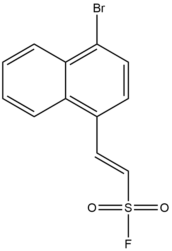 Ethenesulfonyl fluoride, 2-(4-bromo-1- Structure