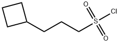 3-cyclobutylpropane-1-sulfonyl chloride Structure