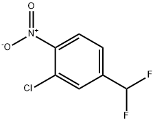 3-chloro-4-nitrobenzodifluoride Structure