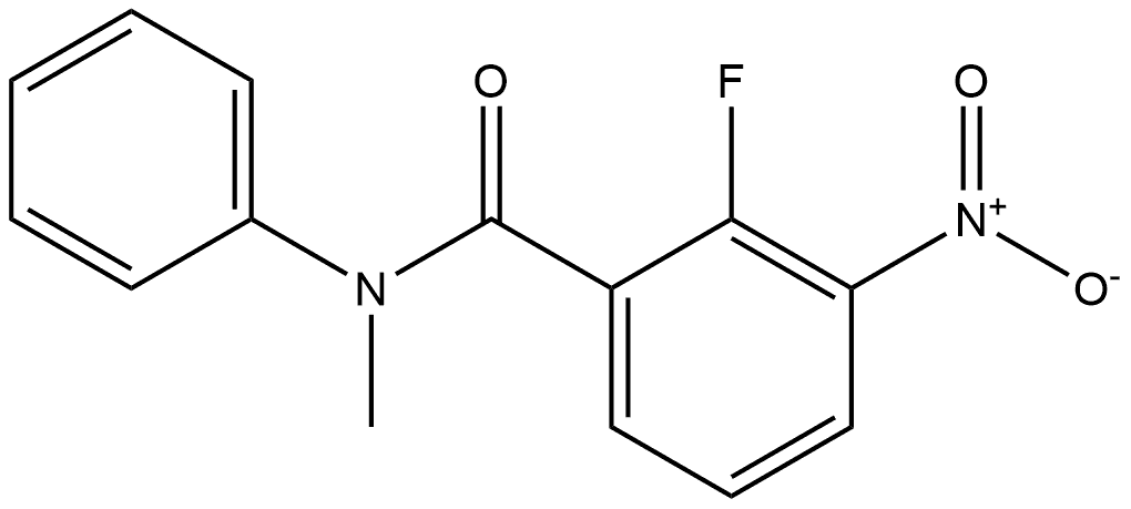 2-fluoro-N-methyl-3-nitro-N-phenylbenzamide Structure