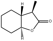 2(3H)-Benzofuranone, hexahydro-3-methyl-, (3R,3aR,7aS)- Structure