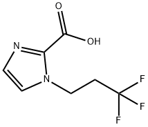 1-(3,3,3-Trifluoropropyl)-1H-imidazole-2-carboxylic acid 구조식 이미지