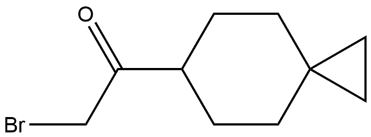 2-Bromo-1-spiro[2.5]oct-6-ylethanone Structure