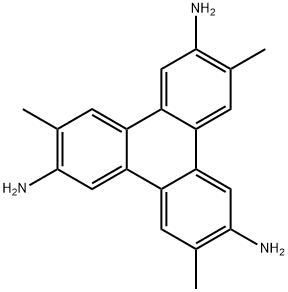 2,6,10-Triphenylenetriamine, 3,7,11-trimethyl- Structure