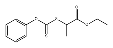 Propanoic acid, 2-[(phenoxythioxomethyl)thio]-, ethyl ester Structure