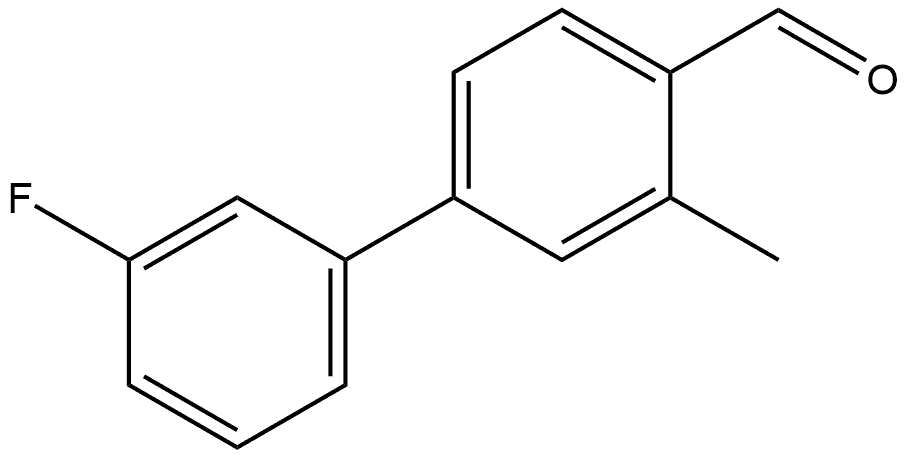 3'-Fluoro-3-methyl[1,1'-biphenyl]-4-carboxaldehyde Structure