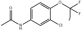 N-[3-Chloro-4-(trifluoromethoxy)phenyl]acetamide 구조식 이미지