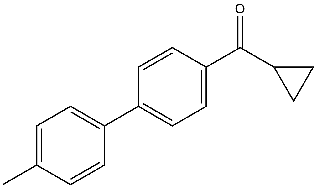 Cyclopropyl(4'-methyl[1,1'-biphenyl]-4-yl)methanone Structure