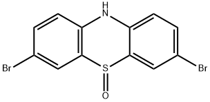 10H-Phenothiazine, 3,7-dibromo-, 5-oxide Structure