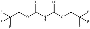 2,2,2-trifluoroethyl N-[(2,2,2-trifluoroethoxy)carbonyl]carbamate Structure