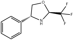 Oxazolidine, 4-phenyl-2-(trifluoromethyl)-, (2S,4R)- 구조식 이미지