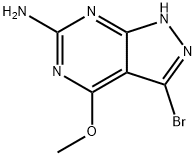 3-Bromo-4-methoxy-1H-pyrazolo[3,4-d]pyrimidin-6-amine Structure