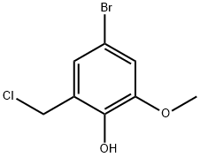 4-Bromo-2-chloromethyl-6-methoxy-phenol Structure