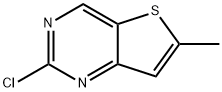 Thieno[3,2-d]pyrimidine, 2-chloro-6-methyl- 구조식 이미지