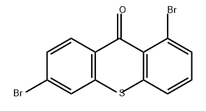 9H-Thioxanthen-9-one, 1,6-dibromo- Structure