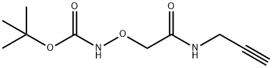 Carbamic acid, N-[2-oxo-2-(2-propyn-1-ylamino)ethoxy]-, 1,1-dimethylethyl ester 구조식 이미지