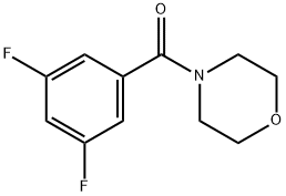 (3,5-Difluorophenyl)(morpholino)methanone Structure