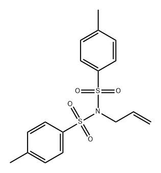 Benzenesulfonamide, 4-methyl-N-[(4-methylphenyl)sulfonyl]-N-2-propen-1-yl- Structure