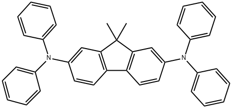 9H-Fluorene-2,7-diamine, 9,9-dimethyl-N2,N2,N7,N7-tetraphenyl- Structure