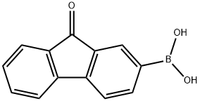 (9-Oxo-9H-fluoren-2-yl)boronic acid 구조식 이미지
