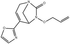 4-(2-Oxazolyl)-6-(2-propen-1-yloxy)-1,6-diazab
icyclo[3.2.1]oct-3-en-7-one Structure