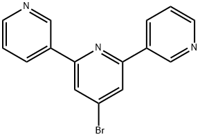 3,2':6',3''-Terpyridine, 4'-bromo- Structure