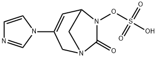 Sulfuric acid, mono[3-(1H-imidazol-1-yl)-7-
oxo-1,6-diazabicyclo[3.2.1]oct-3-en-6-yl] ester 구조식 이미지