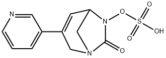 Sulfuric acid, mono[7-oxo-3-(3-pyridinyl)-1,6-
diazabicyclo[3.2.1]oct-3-en-6-yl] ester Structure