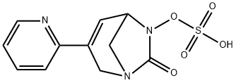 Sulfuric acid, mono[7-oxo-3-(2-pyridinyl)-1,6-
diazabicyclo[3.2.1]oct-3-en-6-yl] ester Structure