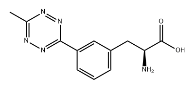 L-Phenylalanine, 3-(6-methyl-1,2,4,5-tetrazin-3-yl)- Structure