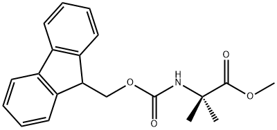 methyl 2-{[(9H-fluoren-9-ylmethoxy)carbonyl]amino}-2-methylpropanoate Structure