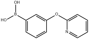 Boronic acid, B-[3-(2-pyridinyloxy)phenyl]- 구조식 이미지