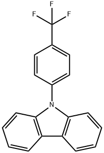 9H-Carbazole, 9-[4-(trifluoromethyl)phenyl]- Structure