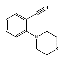 Benzonitrile, 2-(4-thiomorpholinyl)- Structure