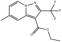 ethyl 5-methyl-2-(trifluoromethyl)pyrazolo[1,5-a]pyridine-3-carboxylate Structure