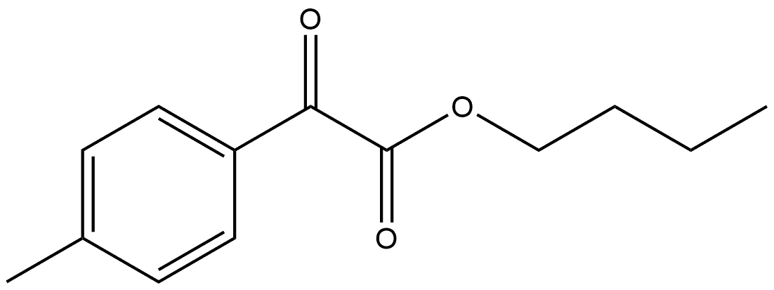 Butyl 4-methyl-α-oxobenzeneacetate Structure