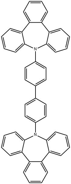 9H-Tribenz[b,d,f]azepine, 9,9'-[1,1'-biphenyl]-4,4'-diylbis- Structure