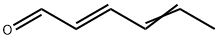 2,4-Hexadienal, (2E)- Structure