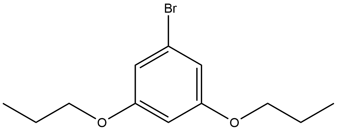 1-Bromo-3,5-dipropoxybenzene Structure