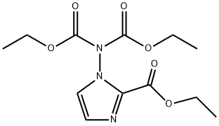 1H-Imidazole-2-carboxylic acid, 1-[bis(ethoxycarbonyl)amino]-, ethyl ester Structure