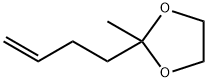 1,3-Dioxolane, 2-(3-buten-1-yl)-2-methyl- Structure