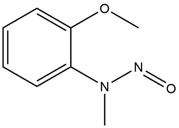 (2-Methoxyphenyl)methylnitrosamine 구조식 이미지