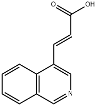 2-Propenoic acid, 3-(4-isoquinolinyl)-, (2E)- Structure