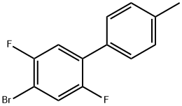 4-Bromo-2,5-difluoro-4'-methyl-1,1'-biphenyl Structure