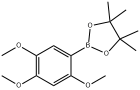 4,4,5,5-Tetramethyl-2-(2,4,5-trimethoxyphenyl)-1,3,2-dioxaborolane 구조식 이미지